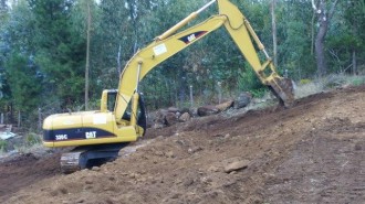 CAT Hydraulikbagger 320C gebraucht Baumaschine caterpillar Bagger excavator Kettenbagger