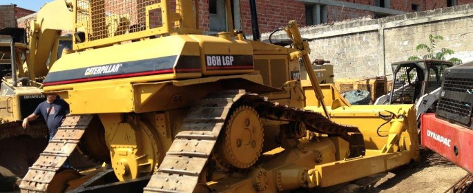 CAT Bulldozer D6H LPG gebraucht Planierraupe Raupe Dozer Baumaschinen