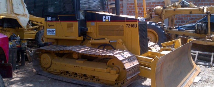 Caterpillar D5C LGP gebraucht CAT Bulldozer Dozer Baumaschinen Raupe Planierschild