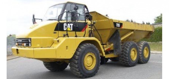 CAT Muldenkipper 725 gebraucht Caterpillar Dumper Baumaschinen