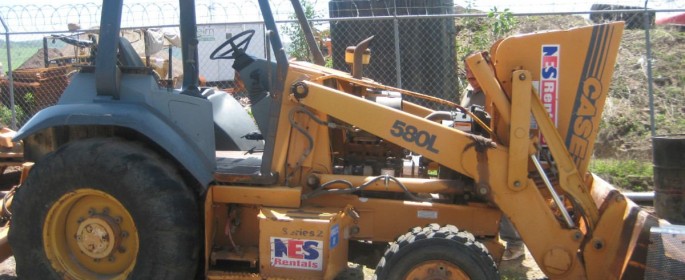 CASE 580L Baggerlader Baumaschinen gebraucht Bagger Lader Schaufel Ersatzteile