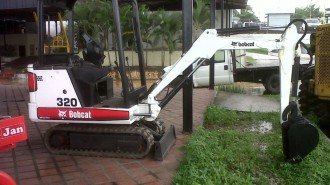Bobcat 320 Minibagger Bagger Baumaschinen gebraucht excavator