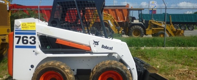 Bobcat Kompaktlader 763 Baumaschinen gebraucht Lader skid steer loader