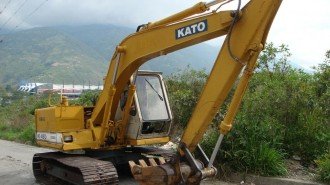 Kato HD 450 Hydraulikbagger Bagger Kettenbagger Raupenbagger excavator Baumaschinen gebraucht