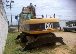 CAT Mobilbagger M 318C Caterpillar Bagger excavator Baumaschinen gebraucht Bilder Hydraulikbagger 